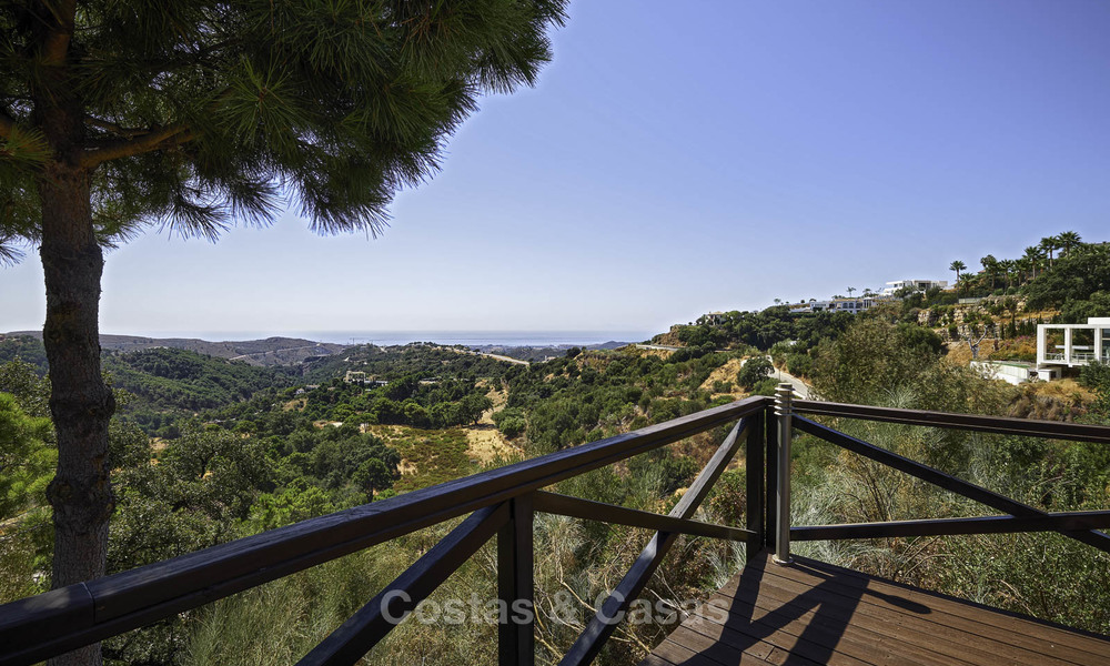 Charming rustic-modern luxury villa for sale with fantastic views in a gorgeous country estate, Benahavis - Marbella 16133