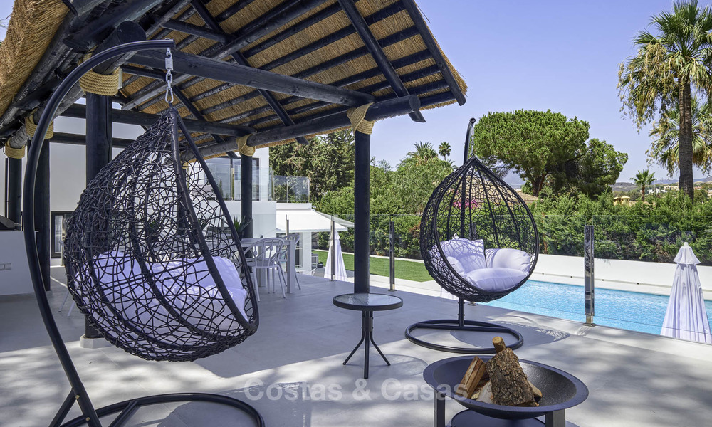 Impressive, luxurious contemporary designer villa for sale, move-in ready, Nueva Andalucia, Marbella. Reduced in price. 16145