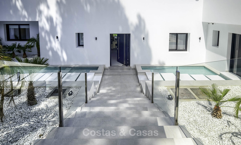 Impressive, luxurious contemporary designer villa for sale, move-in ready, Nueva Andalucia, Marbella. Reduced in price. 16152