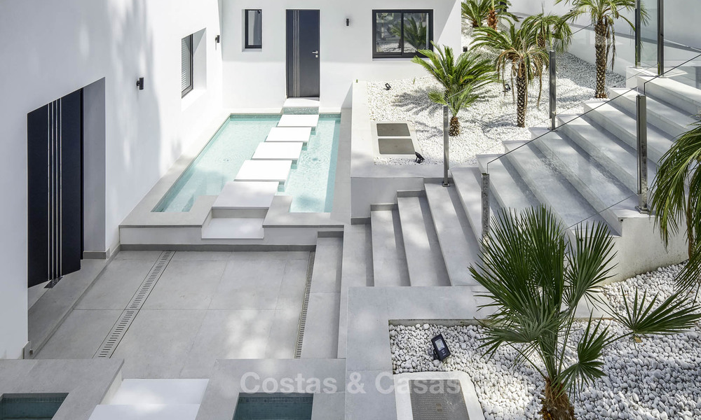 Impressive, luxurious contemporary designer villa for sale, move-in ready, Nueva Andalucia, Marbella. Reduced in price. 16153