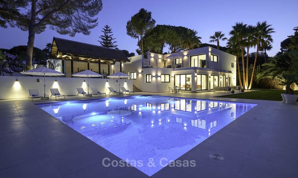 Impressive, luxurious contemporary designer villa for sale, move-in ready, Nueva Andalucia, Marbella. Reduced in price. 16186
