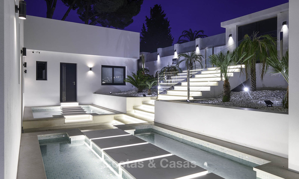 Impressive, luxurious contemporary designer villa for sale, move-in ready, Nueva Andalucia, Marbella. Reduced in price. 16188