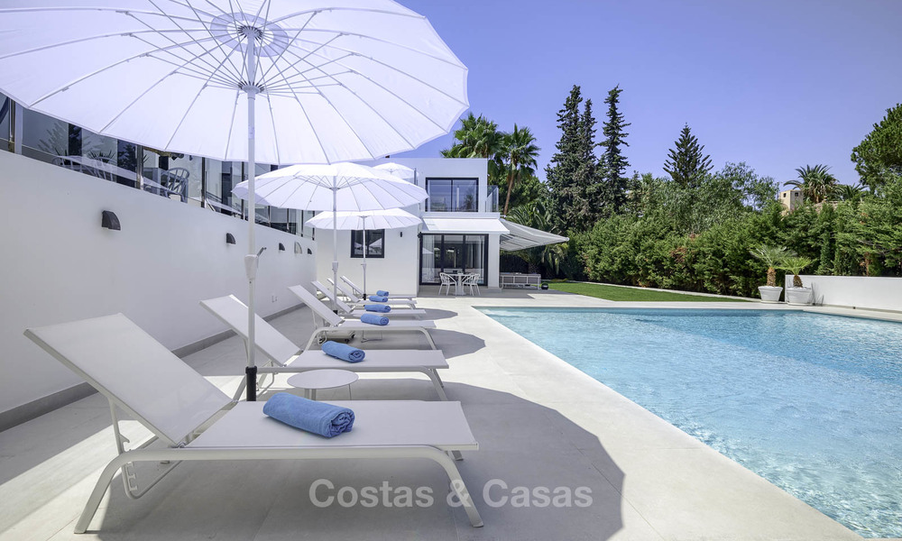 Impressive, luxurious contemporary designer villa for sale, move-in ready, Nueva Andalucia, Marbella. Reduced in price. 16197