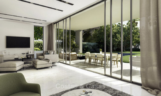 Beautiful new modern luxury villas in a privileged beach side location for sale, Puerto Banus, Marbella 16200 