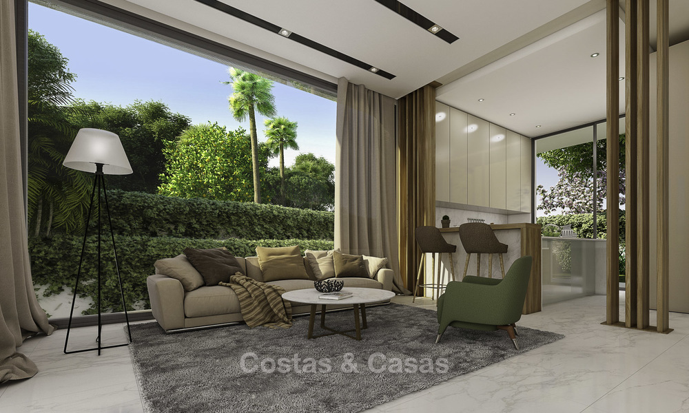 Beautiful new modern luxury villas in a privileged beach side location for sale, Puerto Banus, Marbella 16203