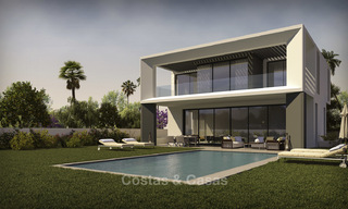 Beautiful new modern luxury villas in a privileged beach side location for sale, Puerto Banus, Marbella 16204 