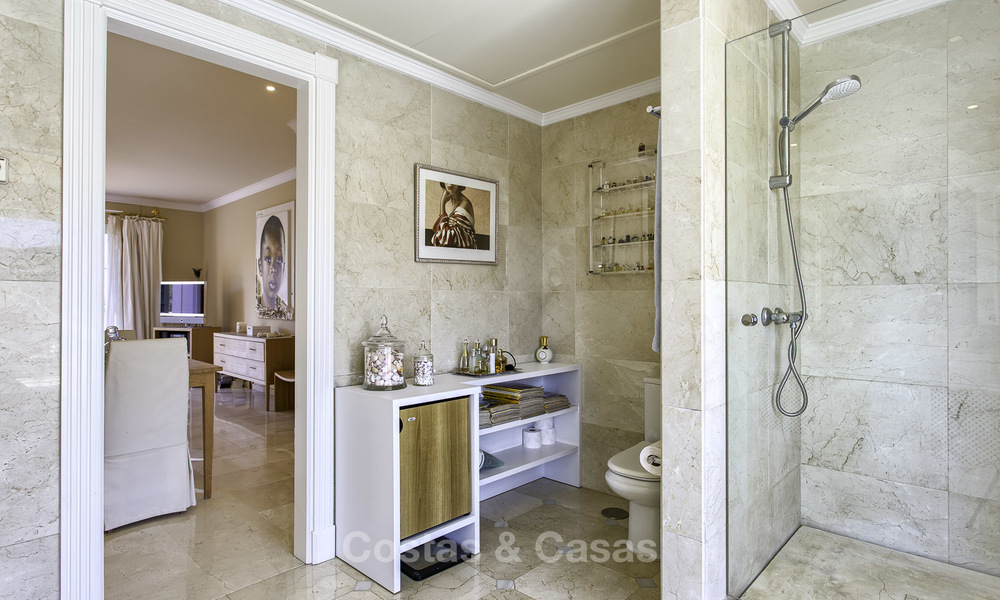 Charming modern-Mediterranean luxury villa for sale, frontline golf, Benahavis - Marbella 16291