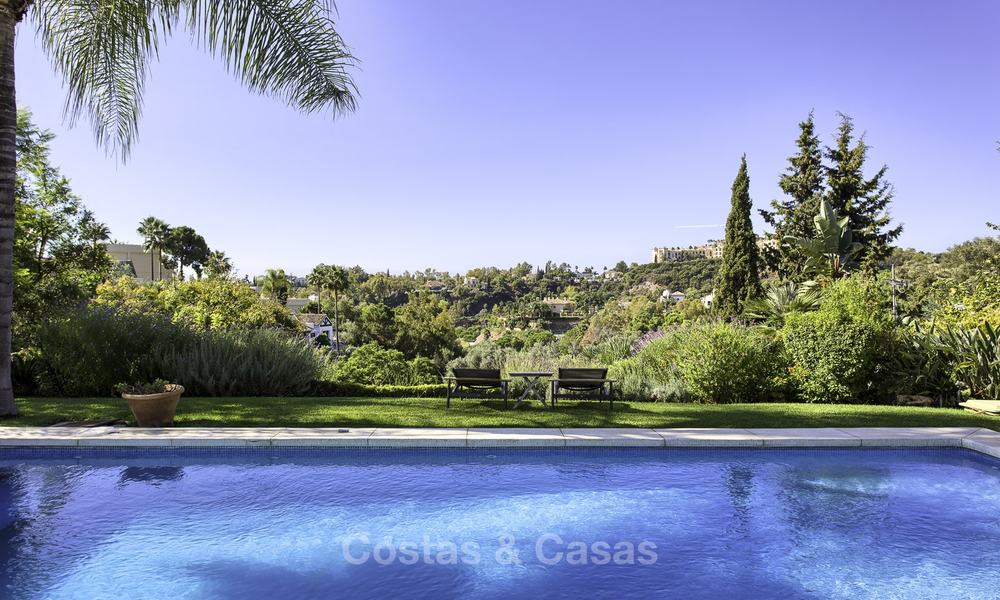Charming modern-Mediterranean luxury villa for sale, frontline golf, Benahavis - Marbella 16309