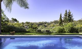 Charming modern-Mediterranean luxury villa for sale, frontline golf, Benahavis - Marbella 16309 