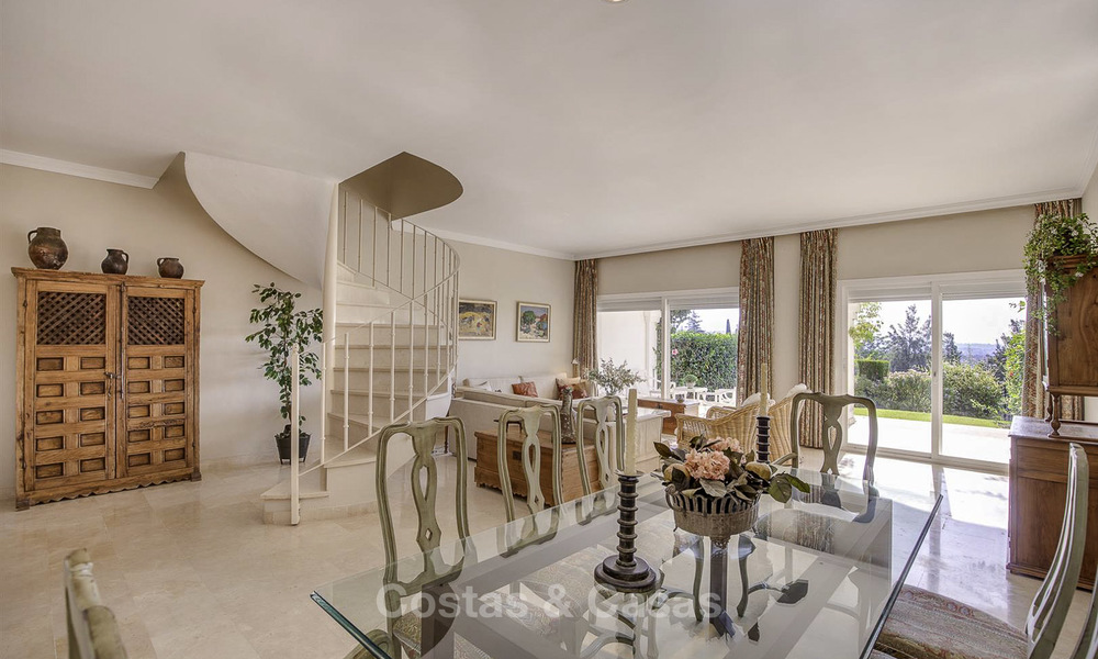 For sale: 4-bed front line golf townhouse with sea and mountain views in a superb resort in Benahavis - Marbella 16314