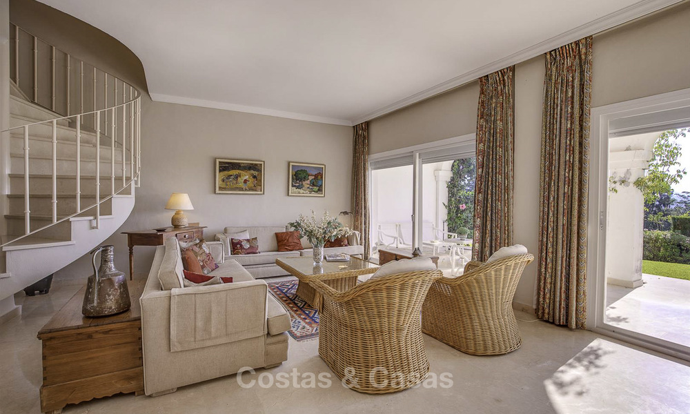 For sale: 4-bed front line golf townhouse with sea and mountain views in a superb resort in Benahavis - Marbella 16316