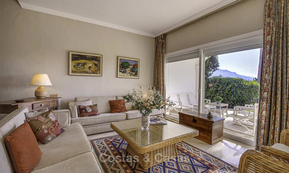 For sale: 4-bed front line golf townhouse with sea and mountain views in a superb resort in Benahavis - Marbella 16318