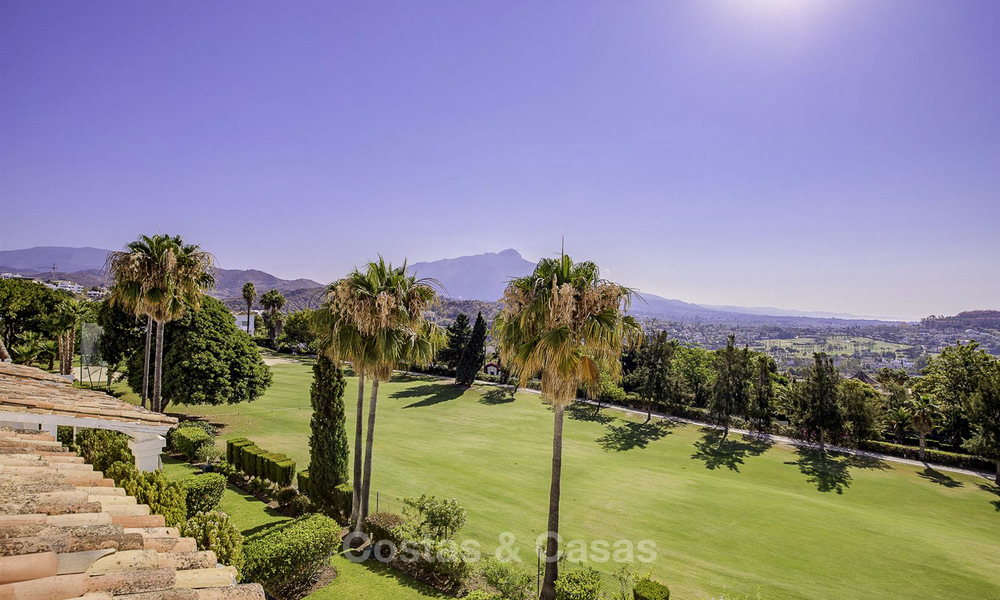 For sale: 4-bed front line golf townhouse with sea and mountain views in a superb resort in Benahavis - Marbella 16335