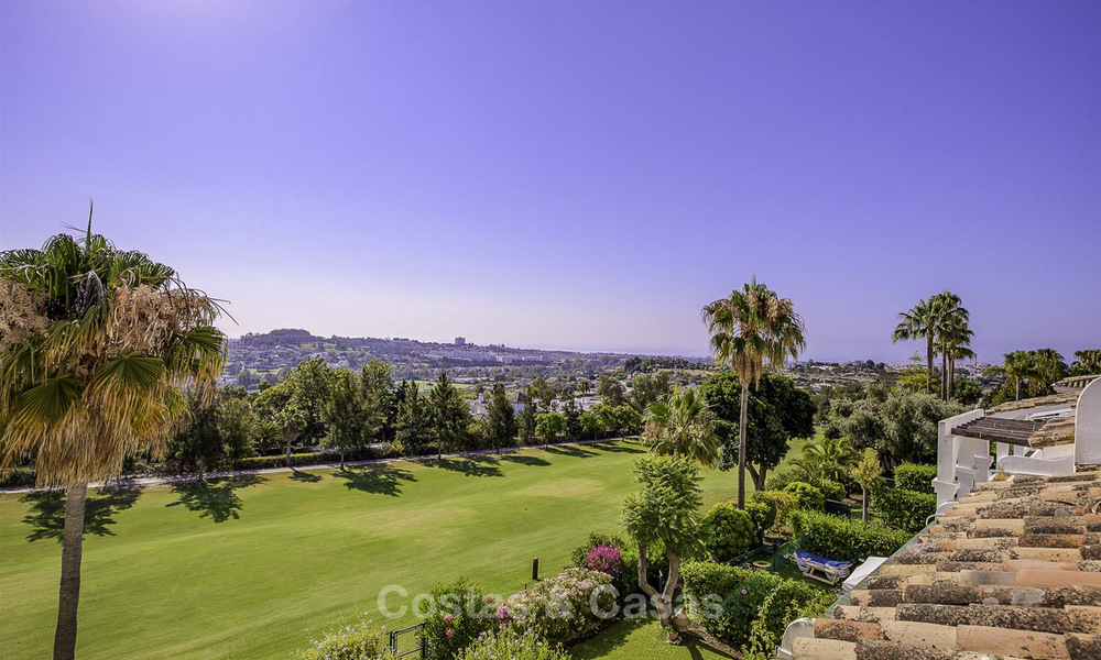 For sale: 4-bed front line golf townhouse with sea and mountain views in a superb resort in Benahavis - Marbella 16336