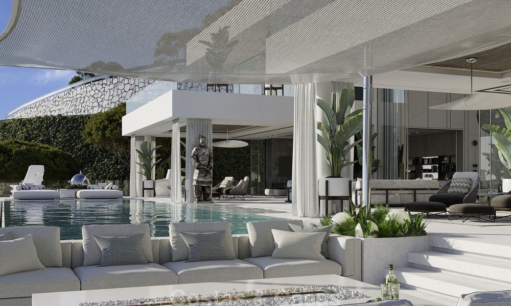 Exceptional avant-gardist luxury villa with breath taking sea views for sale, Benahavis - Marbella 16377