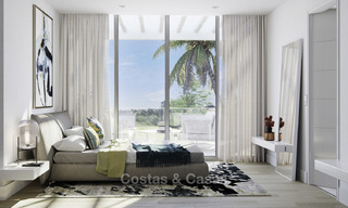 New exclusive contemporary luxury villas for sale on a prime golf course, with sea and golf views, East Marbella 16431 