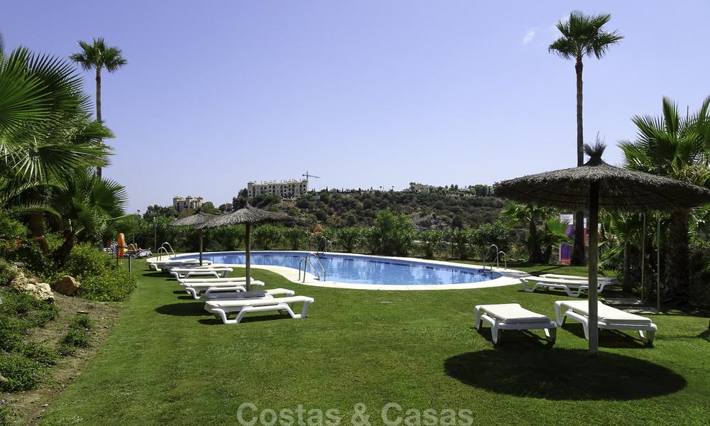 Attractive modern apartment with sea views for sale, in a quality gated complex, Benahavis - Marbella 16493