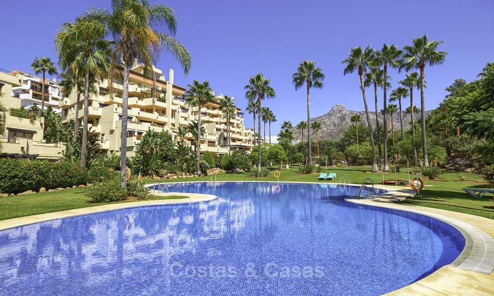 Rare, very spacious 5-bed penthouse apartmentwith sea and mountain views for sale on the Golden Mile in Marbella 16578