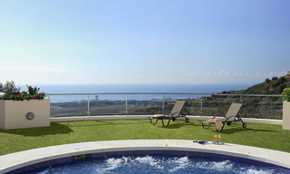 Move-in ready modern 3-bed apartment with spectacular sea and mountain views for sale in Marbella 27425 