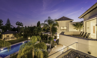 Modern-mediterranean luxury villa with guest quarters for sale, with sea views on the Golden Mile, Marbella 17037 