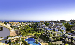 New modern luxury apartments and penthouses for sale on the Golden Mile in Marbella. Completed. 17225 