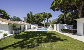 Attractive renovated Mediterranean luxury villa for sale, close to golf, amenities and beach in East Marbella 17334 