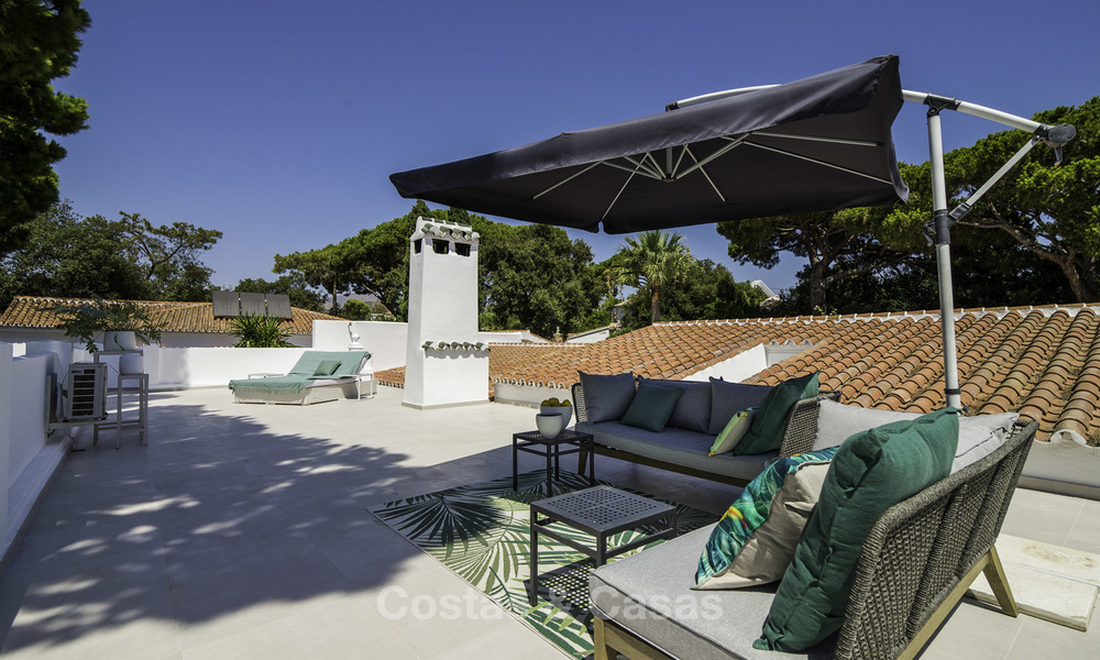 Attractive renovated Mediterranean luxury villa for sale, close to golf, amenities and beach in East Marbella 17338