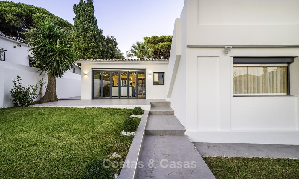 Attractive renovated Mediterranean luxury villa for sale, close to golf, amenities and beach in East Marbella 17340
