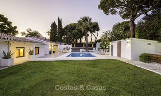 Attractive renovated Mediterranean luxury villa for sale, close to golf, amenities and beach in East Marbella 17342 