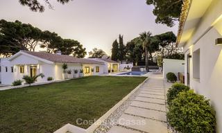 Attractive renovated Mediterranean luxury villa for sale, close to golf, amenities and beach in East Marbella 17343 