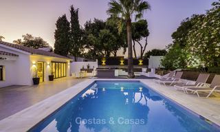 Attractive renovated Mediterranean luxury villa for sale, close to golf, amenities and beach in East Marbella 17344 