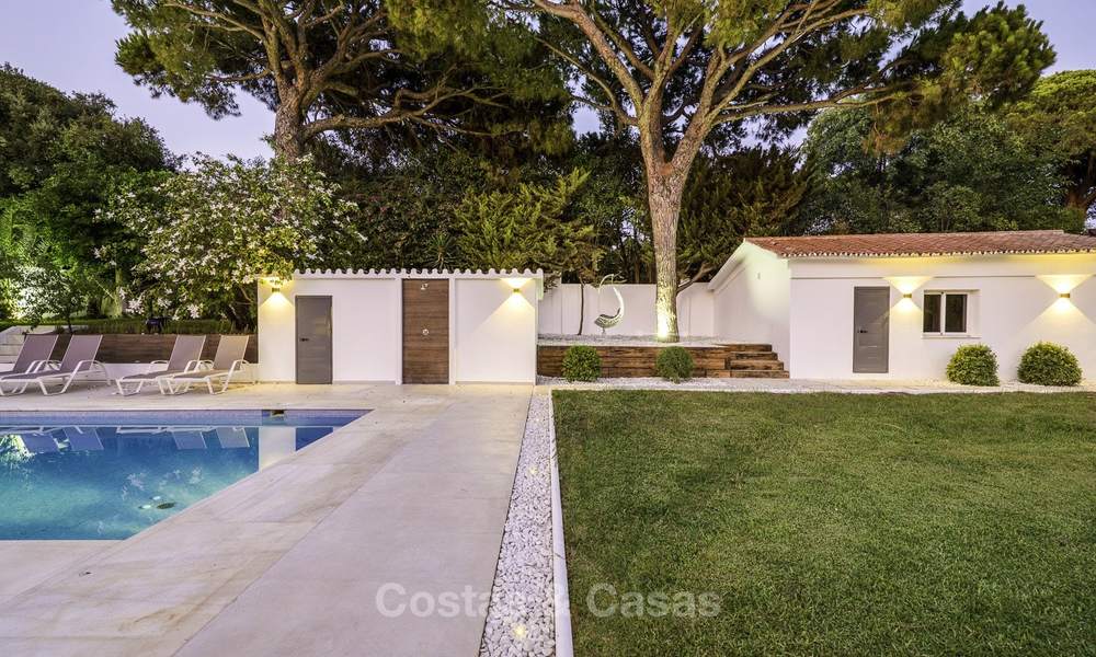 Attractive renovated Mediterranean luxury villa for sale, close to golf, amenities and beach in East Marbella 17345