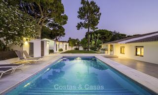Attractive renovated Mediterranean luxury villa for sale, close to golf, amenities and beach in East Marbella 17347 