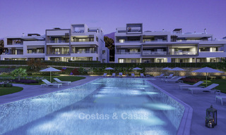 Attractive new modern apartments for sale, walking distance to beach and amenities, between Marbella and Estepona 17371 