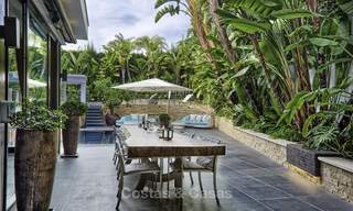 Stunning and unique contemporary luxury villa for sale, in an exclusive beachside urbanisation in East Marbella 17378 