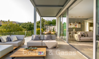 New contemporary designer villa for sale, ready to move into, with sea, golf and mountain views, East Marbella 26792 