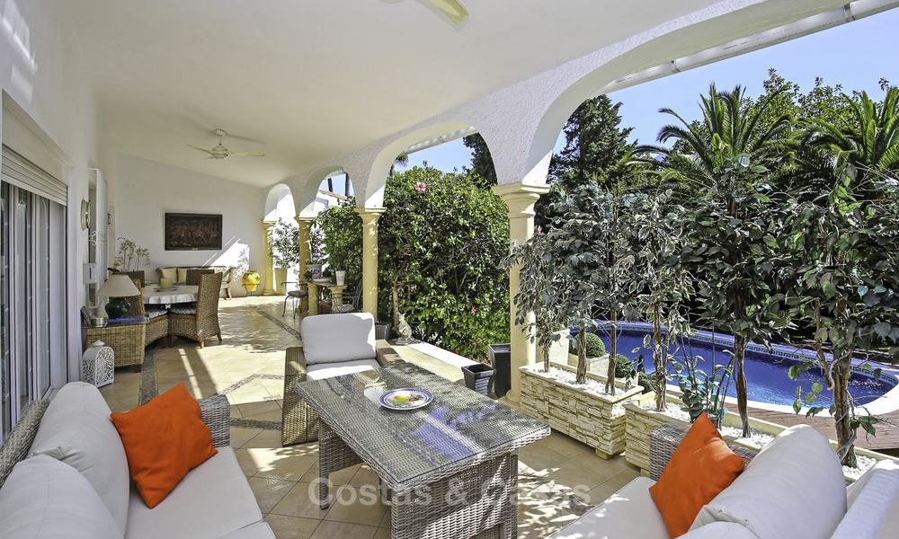 Beautiful traditional villa surrounded by golf courses for sale in Nueva Andalucia, Marbella 17499
