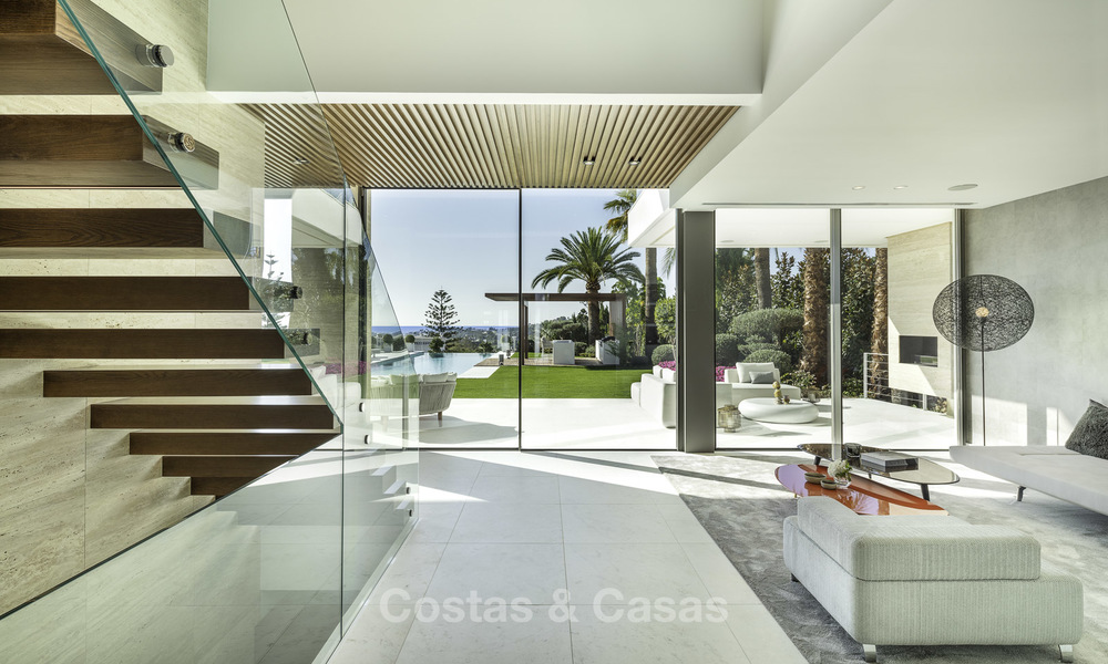  Impressive ultra-modern villa with amazing sea views for sale in Nueva Andalucia’s Golf Valley, Marbella 17542
