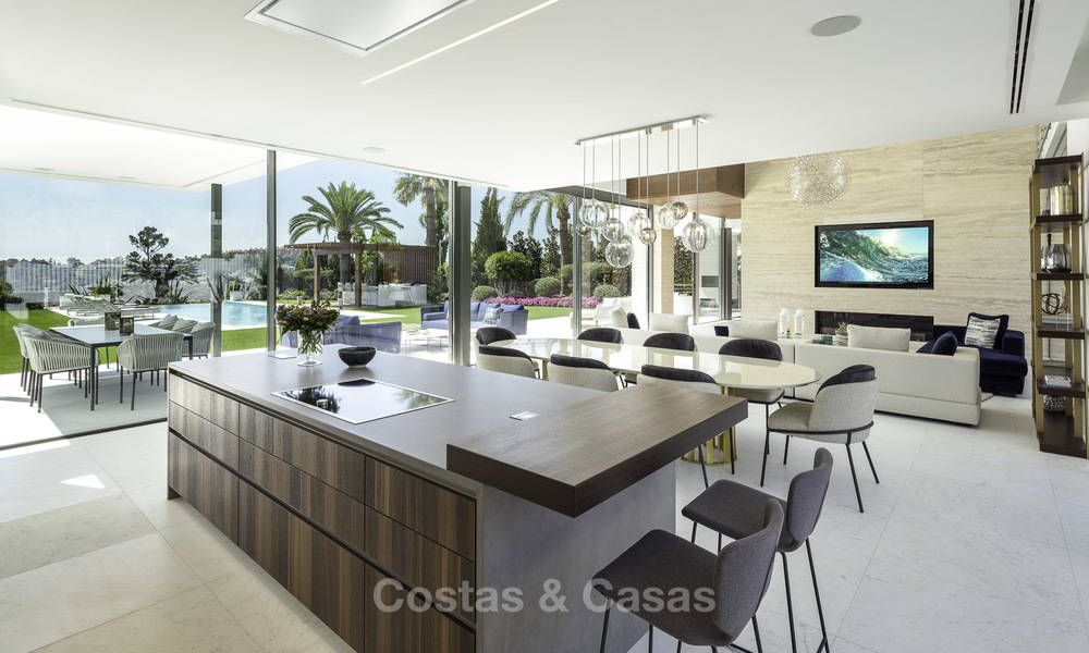  Impressive ultra-modern villa with amazing sea views for sale in Nueva Andalucia’s Golf Valley, Marbella 17563