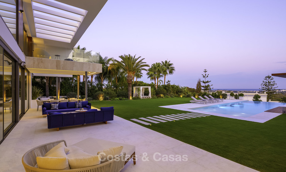  Impressive ultra-modern villa with amazing sea views for sale in Nueva Andalucia’s Golf Valley, Marbella 17567
