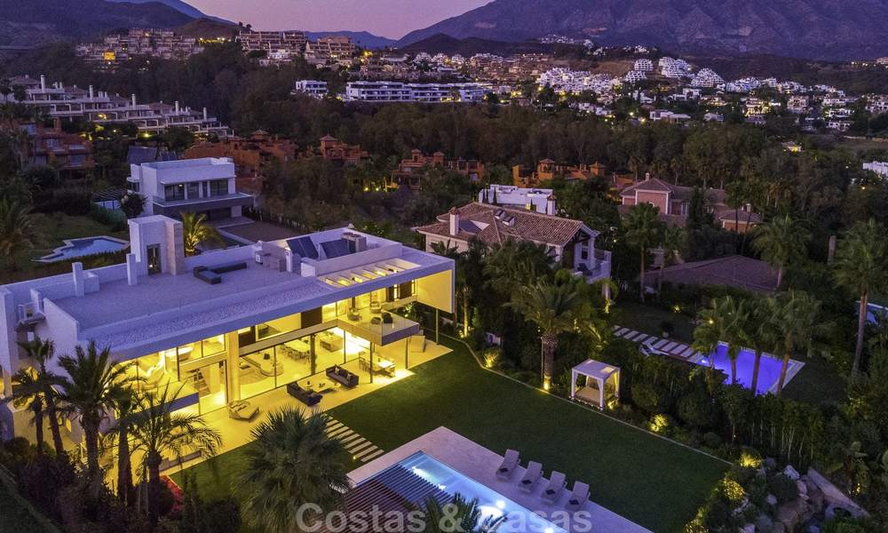  Impressive ultra-modern villa with amazing sea views for sale in Nueva Andalucia’s Golf Valley, Marbella 17570