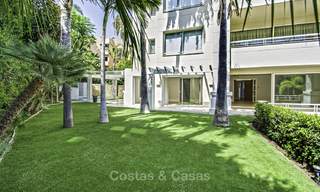 Luxury garden apartment with private pool and garden for sale in a posh complex on the Golden Mile of Marbella 17685 