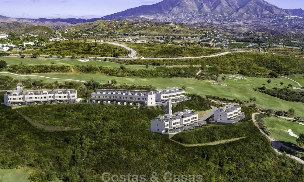 Spacious new built contemporary townhouses for sale, in a championship golf resort in Mijas 17767