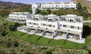 Spacious new built contemporary townhouses for sale, in a championship golf resort in Mijas 17768 