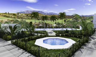 Spacious new built contemporary townhouses for sale, in a championship golf resort in Mijas 17771 