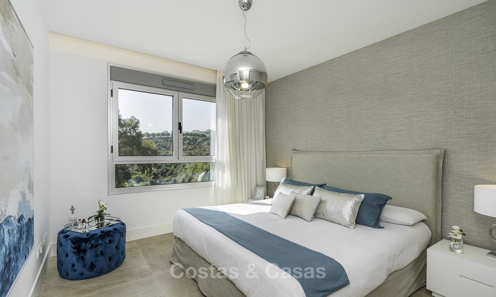 Spacious new built contemporary townhouses for sale, in a championship golf resort in Mijas 17782