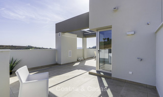 Spacious new built contemporary townhouses for sale, in a championship golf resort in Mijas 17788 