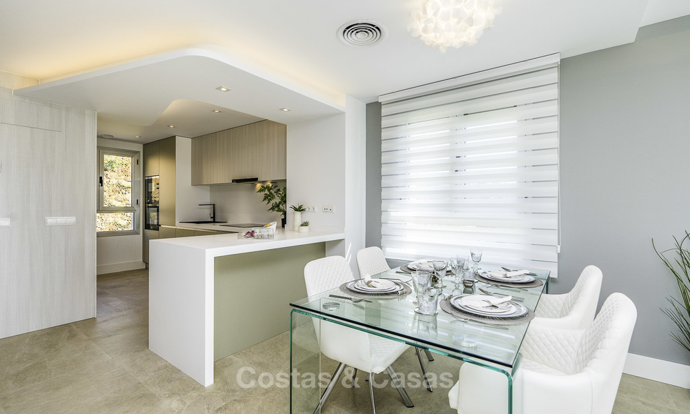 Spacious new built contemporary townhouses for sale, in a championship golf resort in Mijas 17812