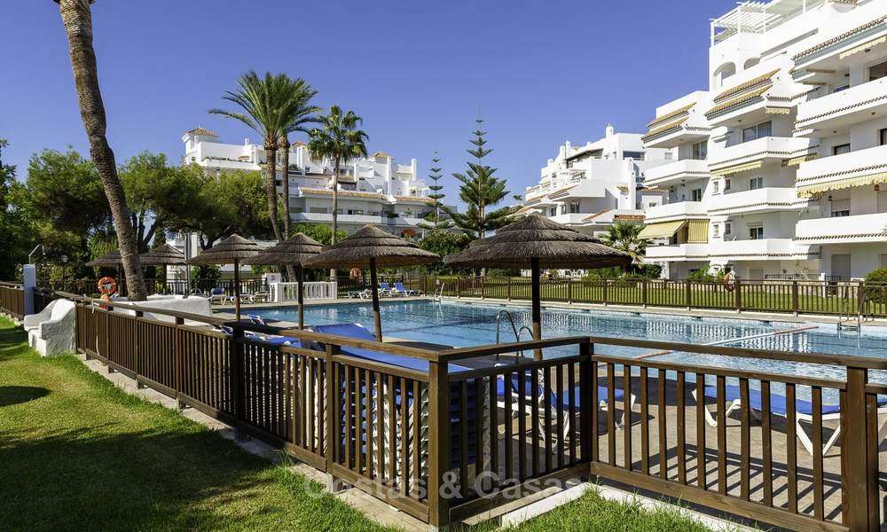 Ready to move in apartment for sale at walking distance from all amenities and Puerto Banus in Nueva Andalucia, Marbella 17911