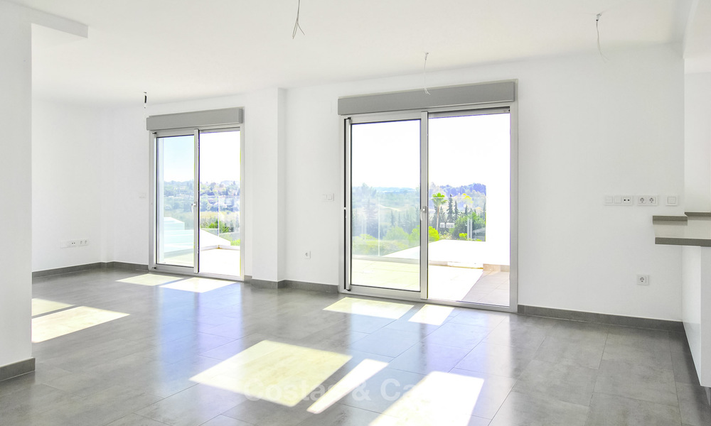 Impressive new built modern penthouse apartment for sale, with sea view, Benahavis - Marbella. Ready to move in. 17919